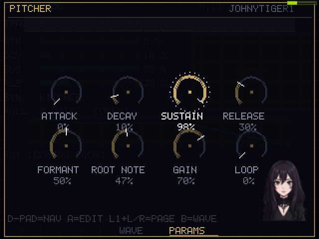 Pitcher — Parameters